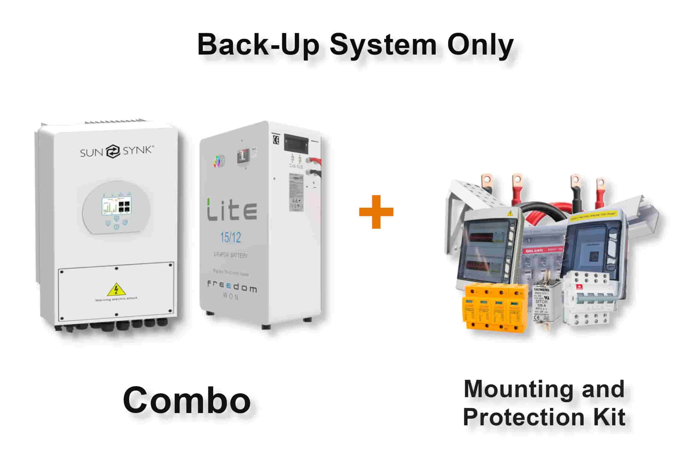 5.0 kW SUNSYNK Hybrid - FREEDOM WON Combo, c/w 15.0 kWh Lithium Battery 5.0 kW SUNSYNK Hybrid - FREEDOM WON Combo, c/w 15.0 kWh Lithium Battery