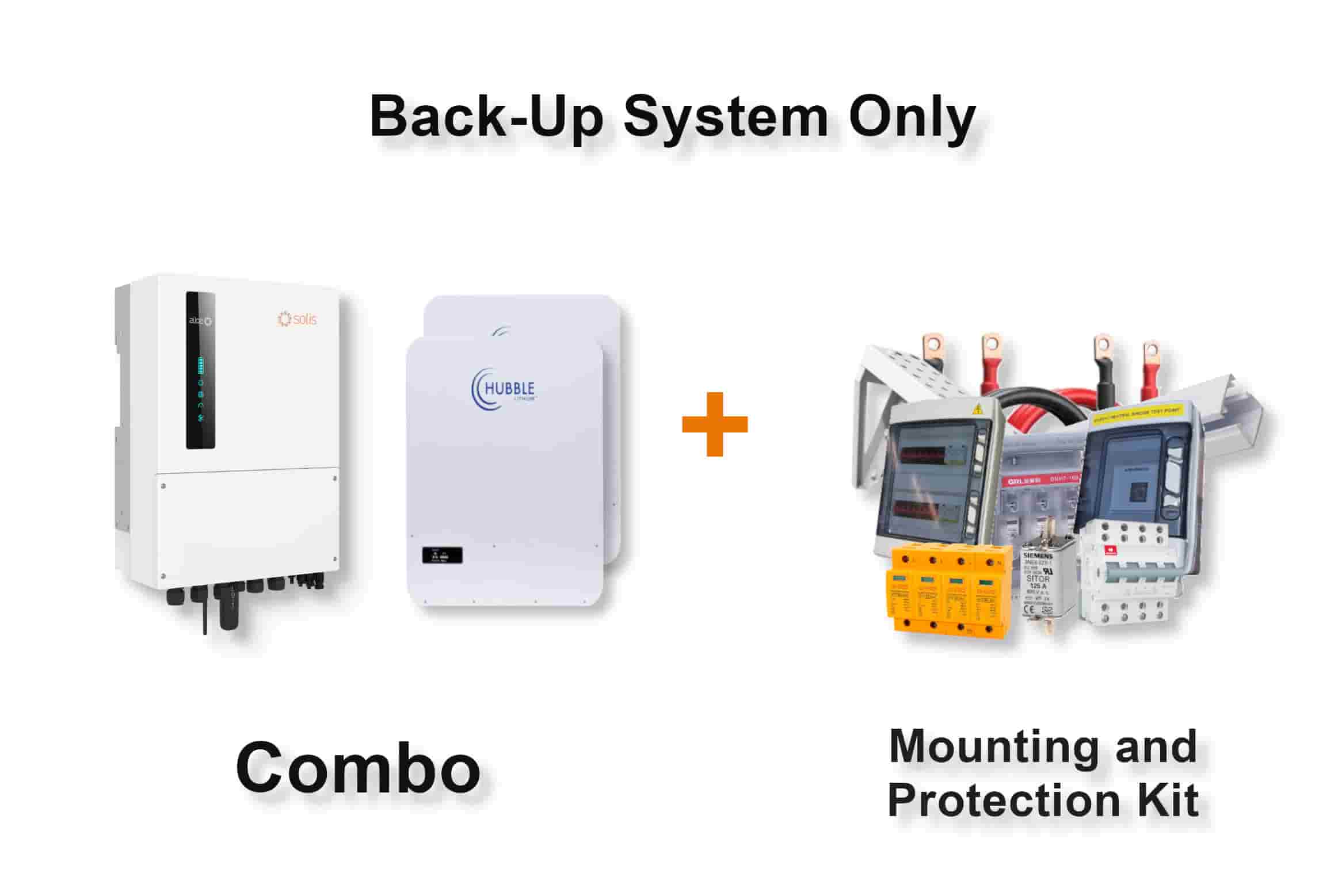 6.0 kW SOLIS S6 Hybrid - HUBBLE Combo, c/w 2x 5.12 kWh Lithium Batteries 6.0 kW SOLIS S6 Hybrid - HUBBLE Combo, c/w 2x 5.12 kWh Lithium Batteries