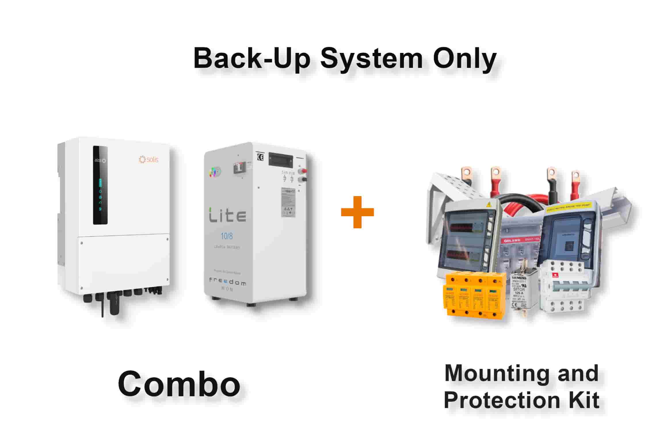 6.0 kW SOLIS S6 Hybrid - FREEDOM WON Combo, c/w 10.0 kWh Lithium Battery 6.0 kW SOLIS S6 Hybrid - FREEDOM WON Combo, c/w 10.0 kWh Lithium Battery