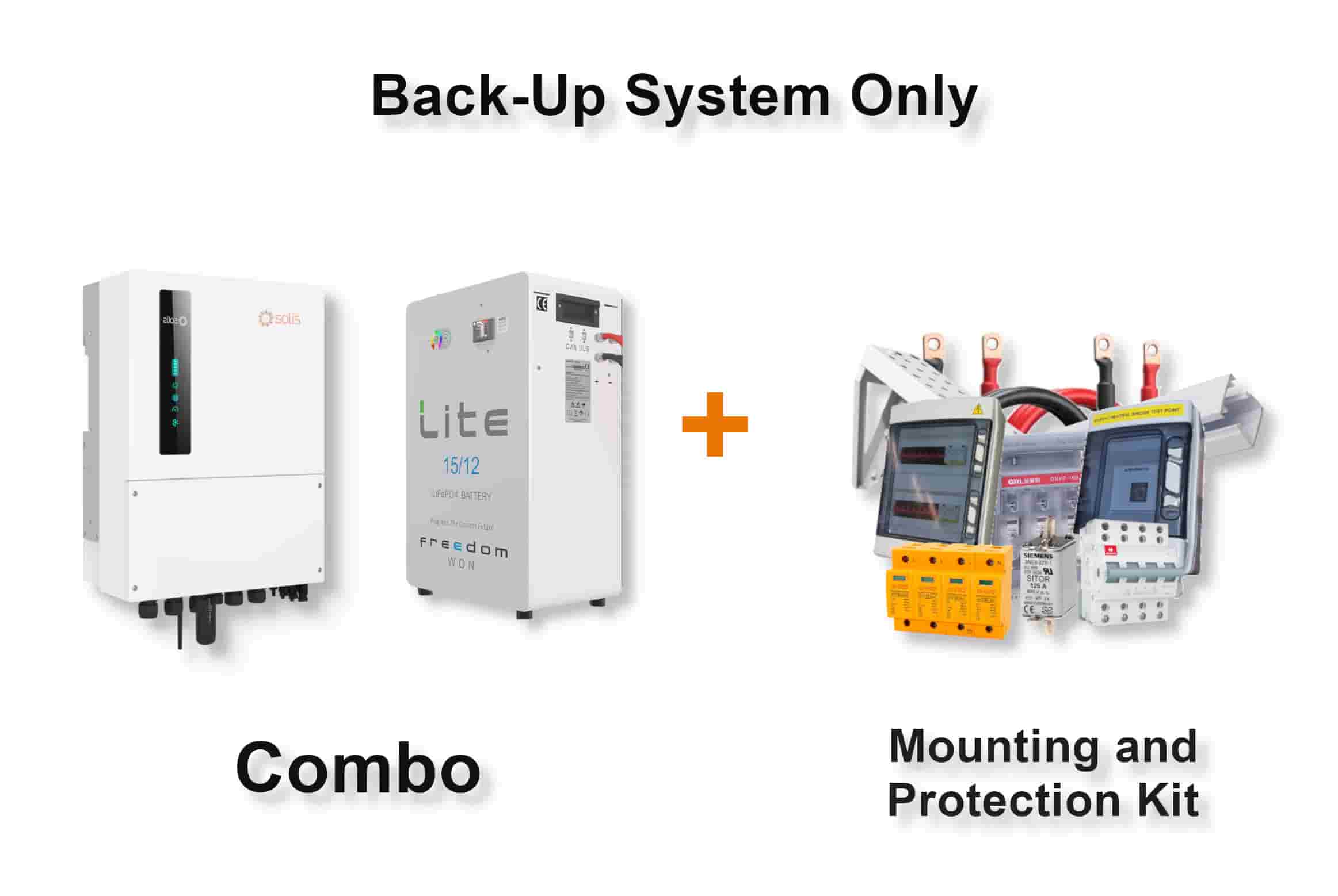8.0 kW SOLIS S6 Hybrid Combo, c/w 15 kWh FREEDOM WON Lithium Battery 8.0 kW SOLIS S6 Hybrid Combo, c/w 15 kWh FREEDOM WON Lithium Battery