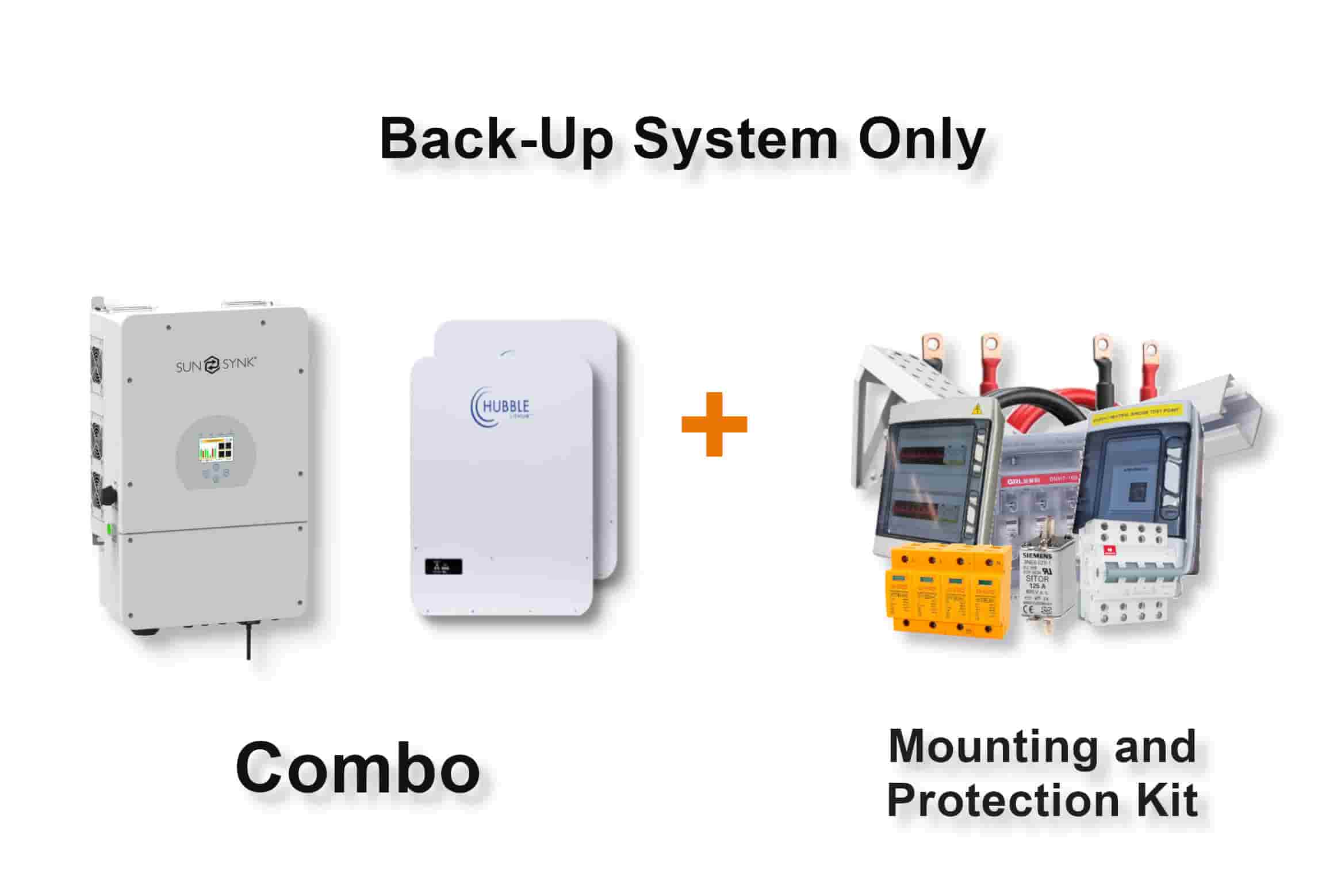 8.0 kW SUNSYNK Hybrid - HUBBLE Combo, c/w 2x 5.12 kWh Lithium Batteries 8.0 kW SUNSYNK Hybrid - HUBBLE Combo, c/w 2x 5.12 kWh Lithium Batteries
