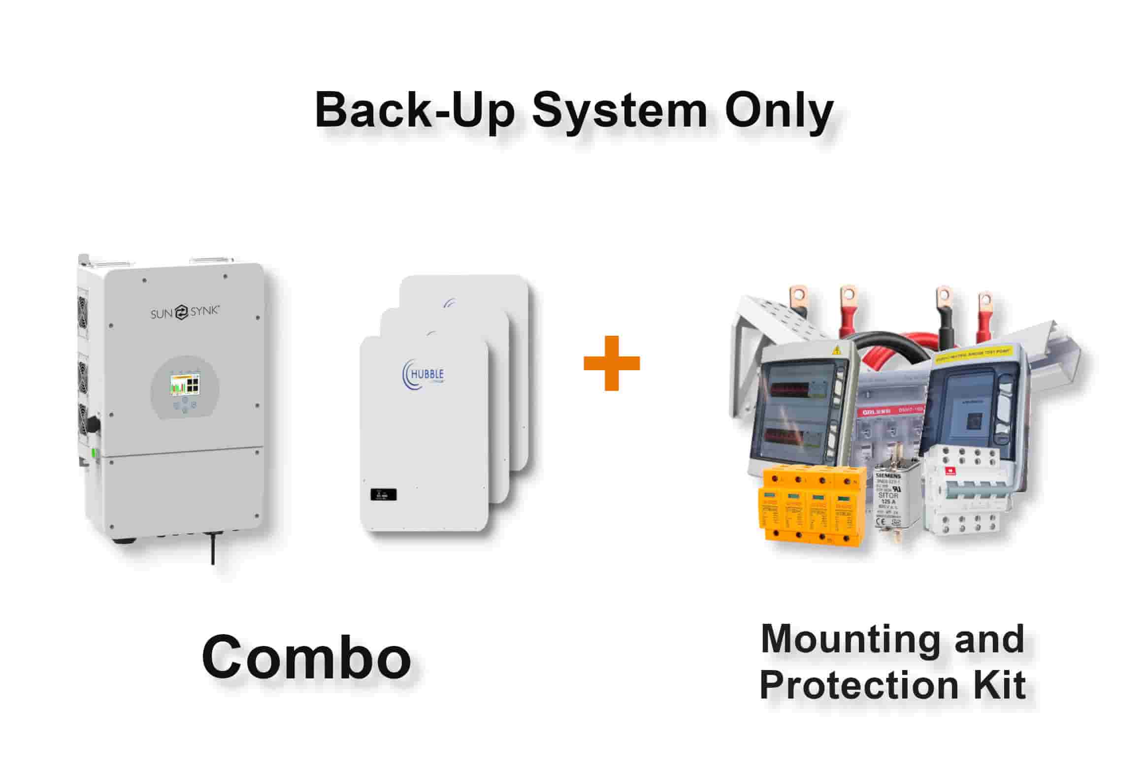 8.0 kW SUNSYNK Hybrid - HUBBLE Combo, c/w 3x 5.12 kWh Lithium Batteries 8.0 kW SUNSYNK Hybrid - HUBBLE Combo, c/w 3x 5.12 kWh Lithium Batteries
