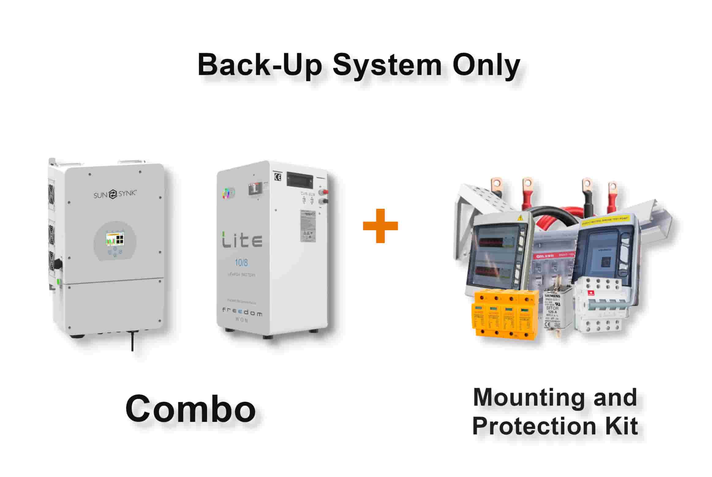 8.0 kW SUNSYNK Hybrid - FREEDOM WON Combo, c/w 10.0 kWh Lithium Battery 8.0 kW SUNSYNK Hybrid - FREEDOM WON Combo, c/w 10.0 kWh Lithium Battery