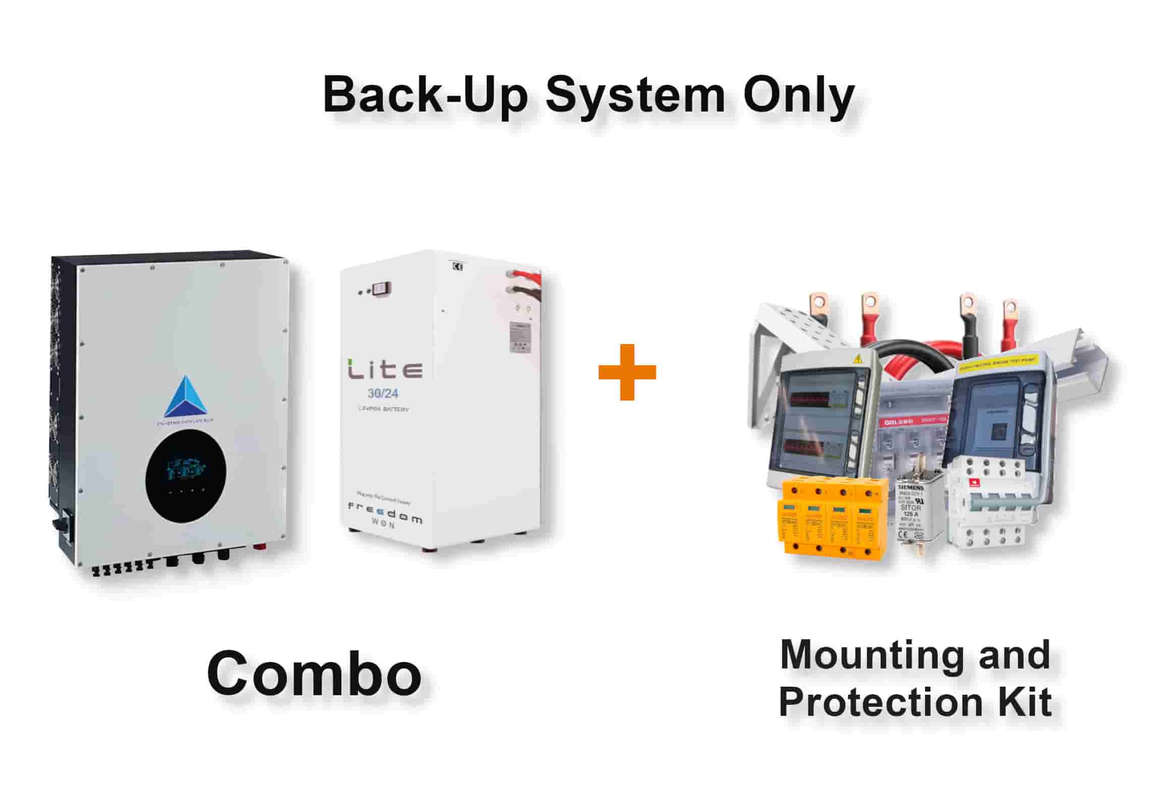 12.0 kW Blue Mountain 3-Phase Hybrid - FREEDOM WON Combo, c/w 30.0 kWh Lithium Battery 12.0 kW Blue Mountain 3-Phase Hybrid - FREEDOM WON Combo, c/w 30.0 kWh Lithium Battery