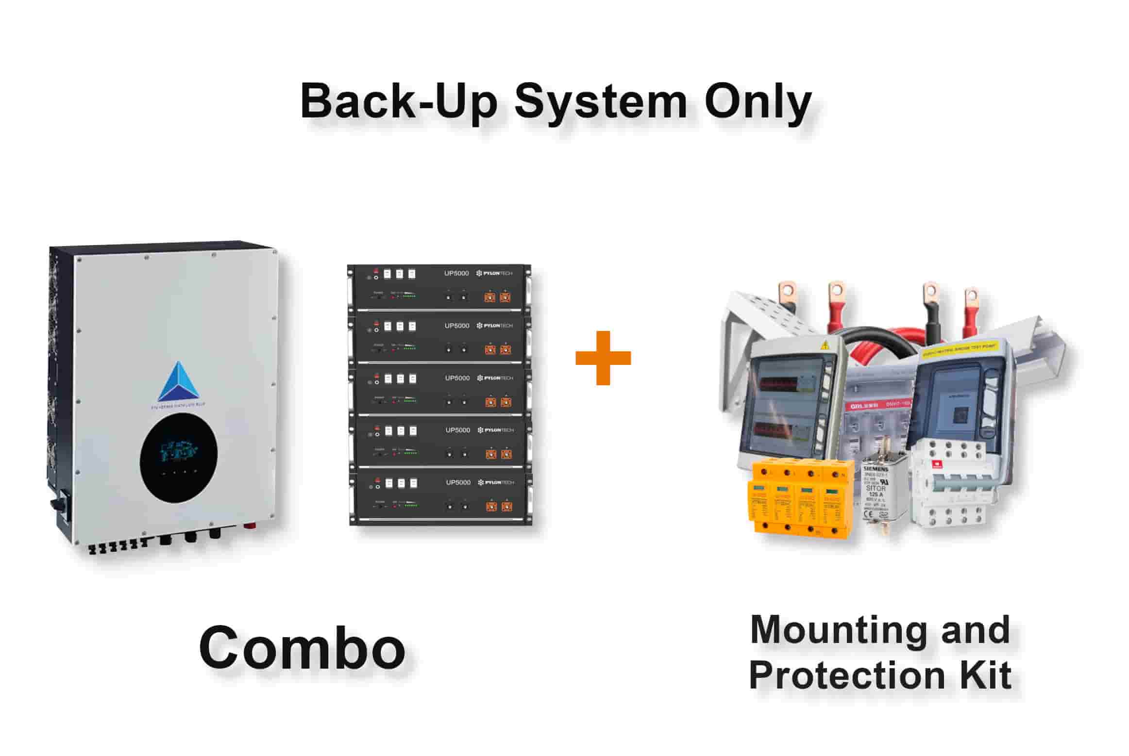 15.0 kW Blue Mountain 3-Phase Hybrid - PYLONTECH Combo, c/w 5x 4.8 kWh Lithium Batteries 15.0 kW Blue Mountain 3-Phase Hybrid - PYLONTECH Combo, c/w 5x 4.8 kWh Lithium Batteries