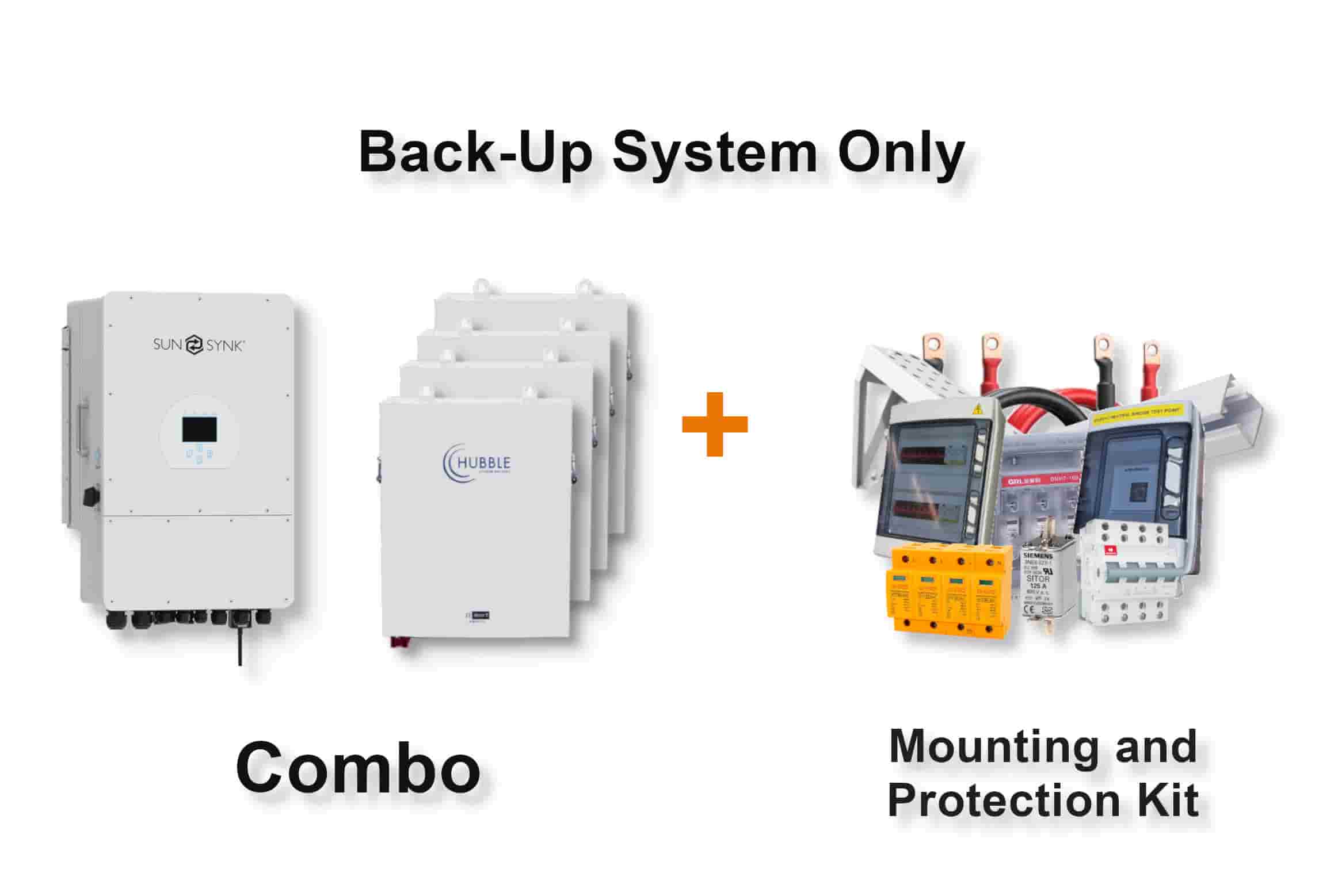 12.0 kW SUNSYNK 3-Phase Hybrid - HUBBLE Combo, c/w 4x 5.5 kWh Lithium Batteries 12.0 kW SUNSYNK 3-Phase Hybrid - HUBBLE Combo, c/w 4x 5.5 kWh Lithium Batteries