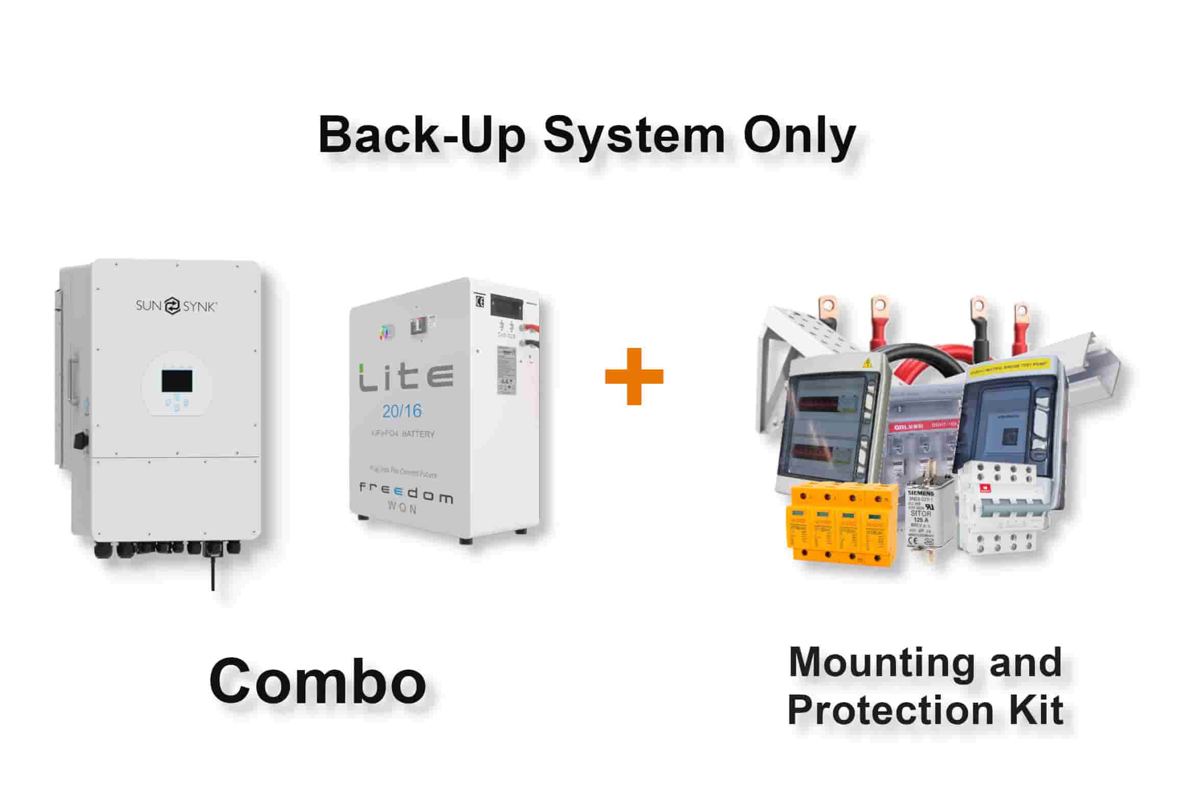 12.0 kW SUNSYNK 3-Phase Hybrid - FREEDOM WON Combo, c/w 20 kWh Floor Standing Lithium Battery 12.0 kW SUNSYNK 3-Phase Hybrid - FREEDOM WON Combo, c/w 20 kWh Floor Standing Lithium Battery
