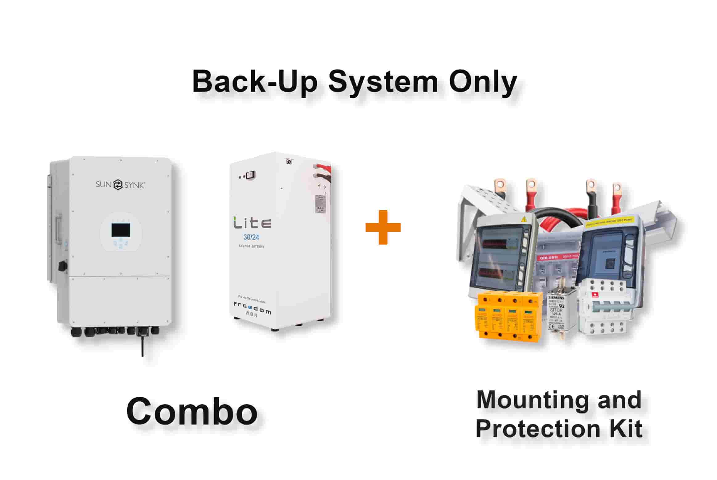 12.0 kW SUNSYNK 3-Phase Hybrid - FREEDOM WON Combo, c/w 30.0 kWh Lithium Battery 12.0 kW SUNSYNK 3-Phase Hybrid - FREEDOM WON Combo, c/w 30.0 kWh Lithium Battery